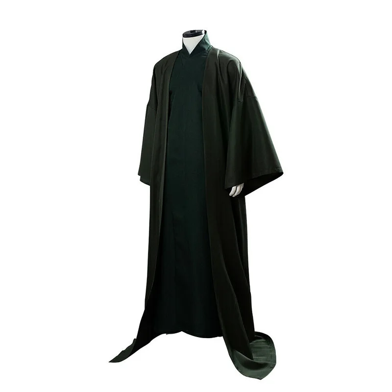 

Green Ancient Style Voldemort Cosplay Outfit Coat Halloween Stage Costume Long Robe Women's Traditional Chinese Clothing