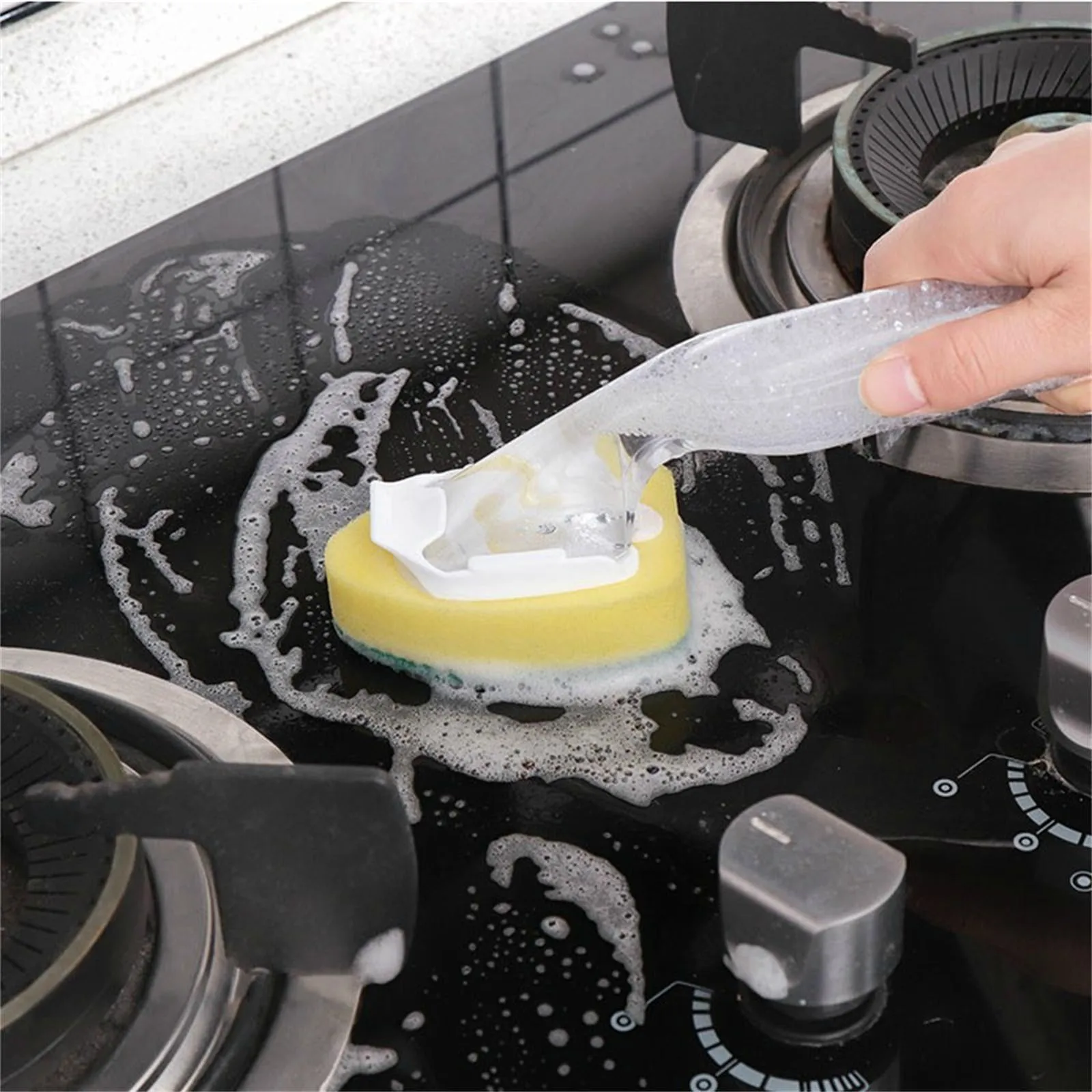 Heavy Duty Dish Wand Sponge Refill Replacement Heads For Kitchen Sink Cleaning Dish Wash Sponge