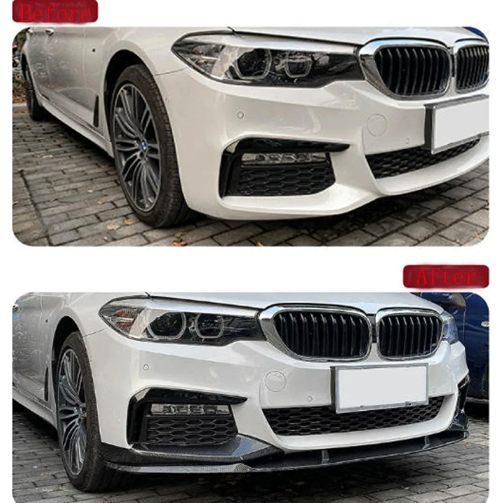 

For BMW 5 Series G30 G31 2018-2023 M-Sport LCI 520i 525i 530i 540i Rear Bumper Splitter Diffuser Lip Spoiler Car Styling Bodykit