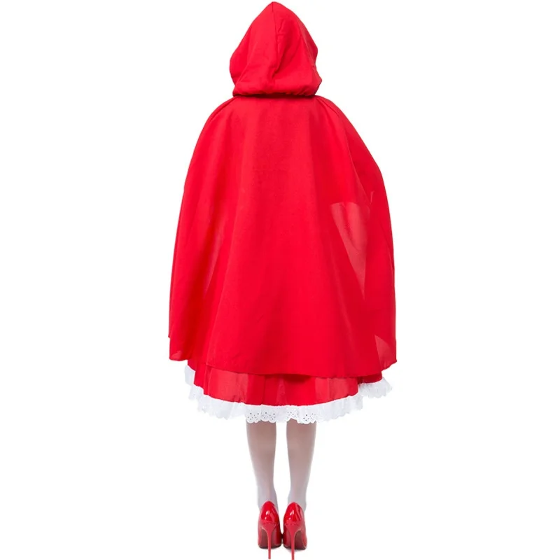 

loween Red Maid Costume Fairy T S Stage Performance Clothes Little Red Riding Hood Adult Cosplay Outfit Red Fem ...