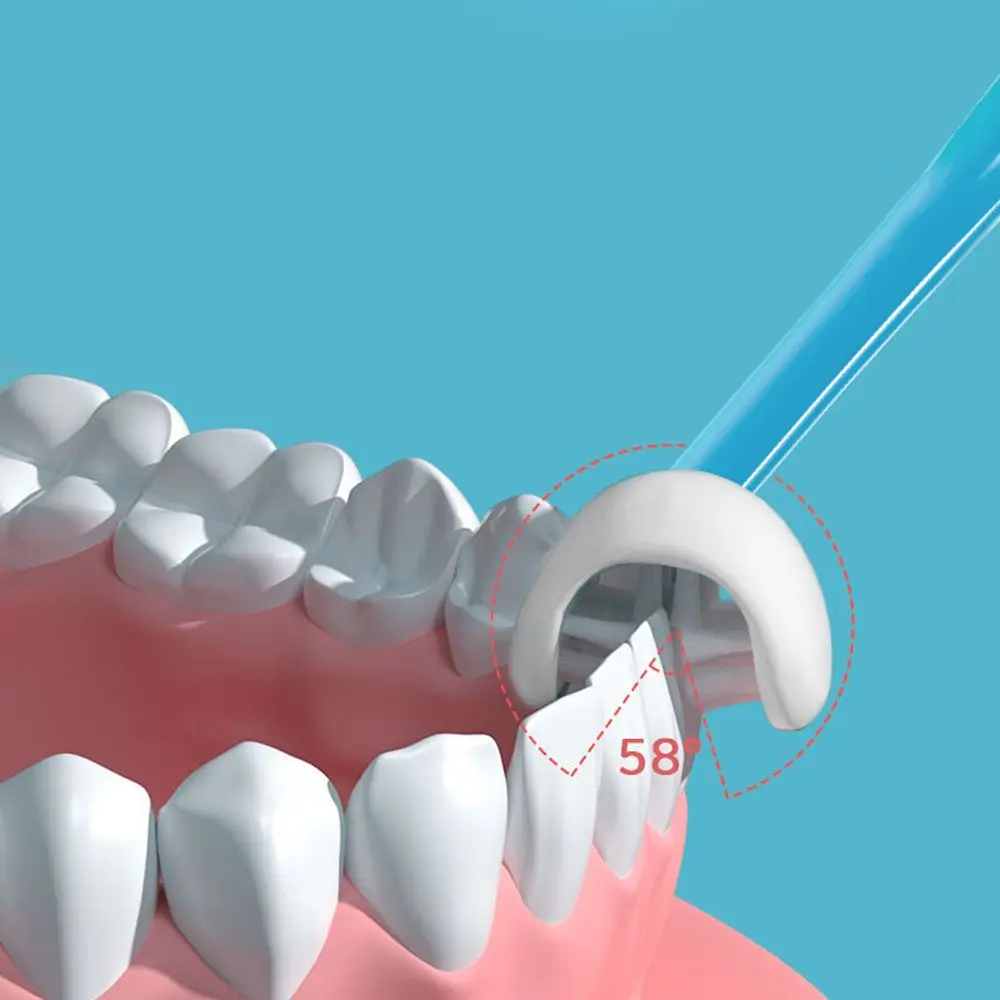 Cepillo de dientes de tres caras para niños de 2 a 12 años, limpiador de salud bucal, higiene bucal, cuidado bucal