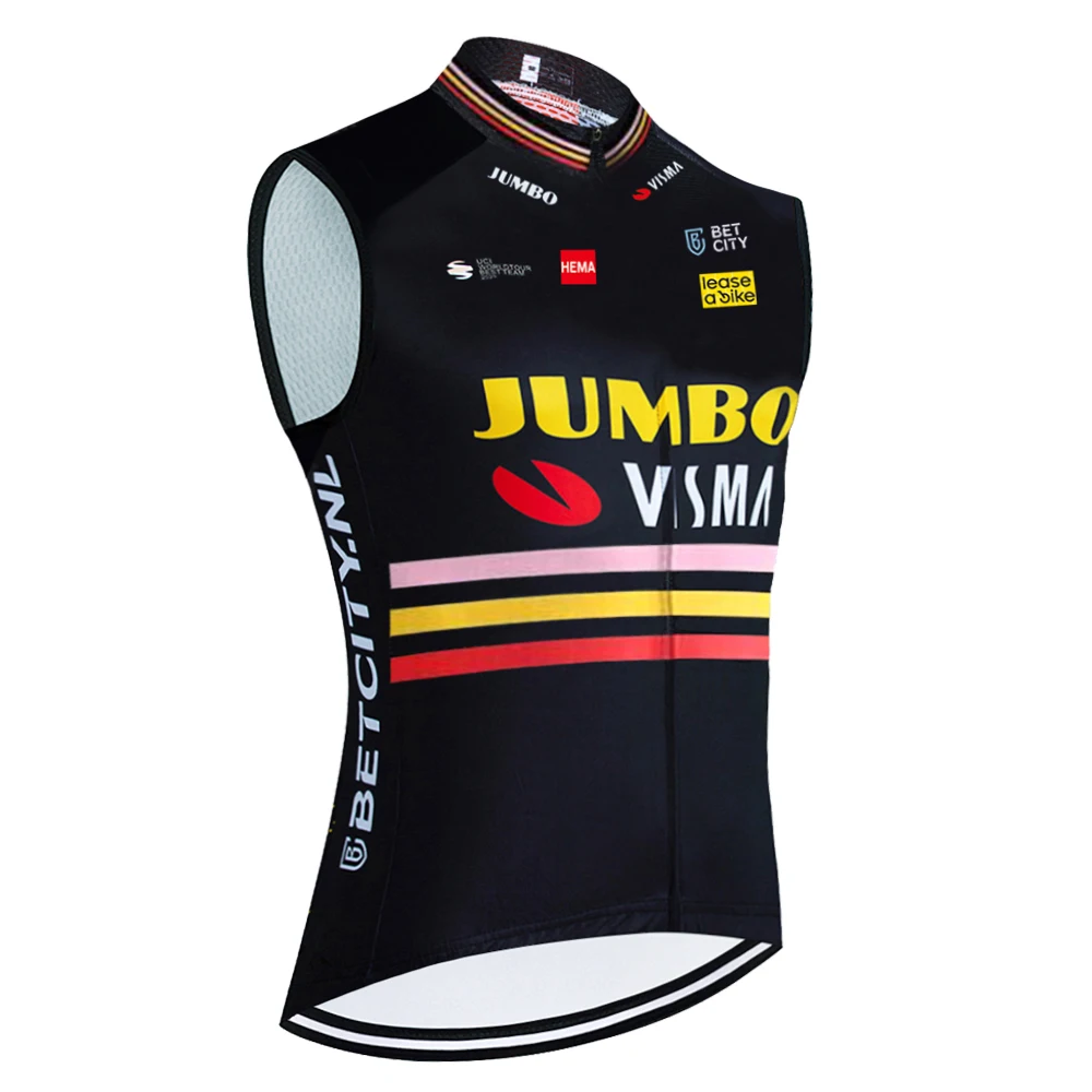 2024 Quickstep Cycling Team Jersey RC Team Pro Bike Vest Windbreaker Men Summer Ropa Ciclismo Sleeveless Bicycle Tshirt