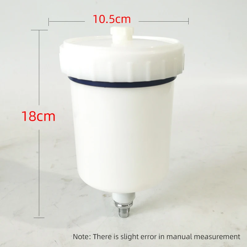 Spray Gun Pot Plastic Pot for Japan ANEST IWATA  On Pot 600ML White Paint Spray Gun Accessories Consumable Paint Tools