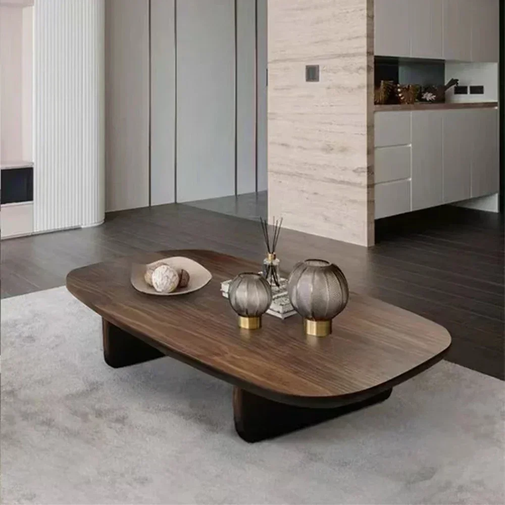 Mesas De centro minimalistas nórdicas, decoración De lujo, Mesas De centro De diseño moderno, Mesas De Centro Glam De madera Para Sala, muebles Para el hogar