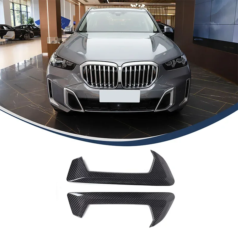 

For BMW X5 G05 2023 + Car Side Air Fender Vent Trim Real Carbon Fiber Exterior Modification Accessories 2 Pcs