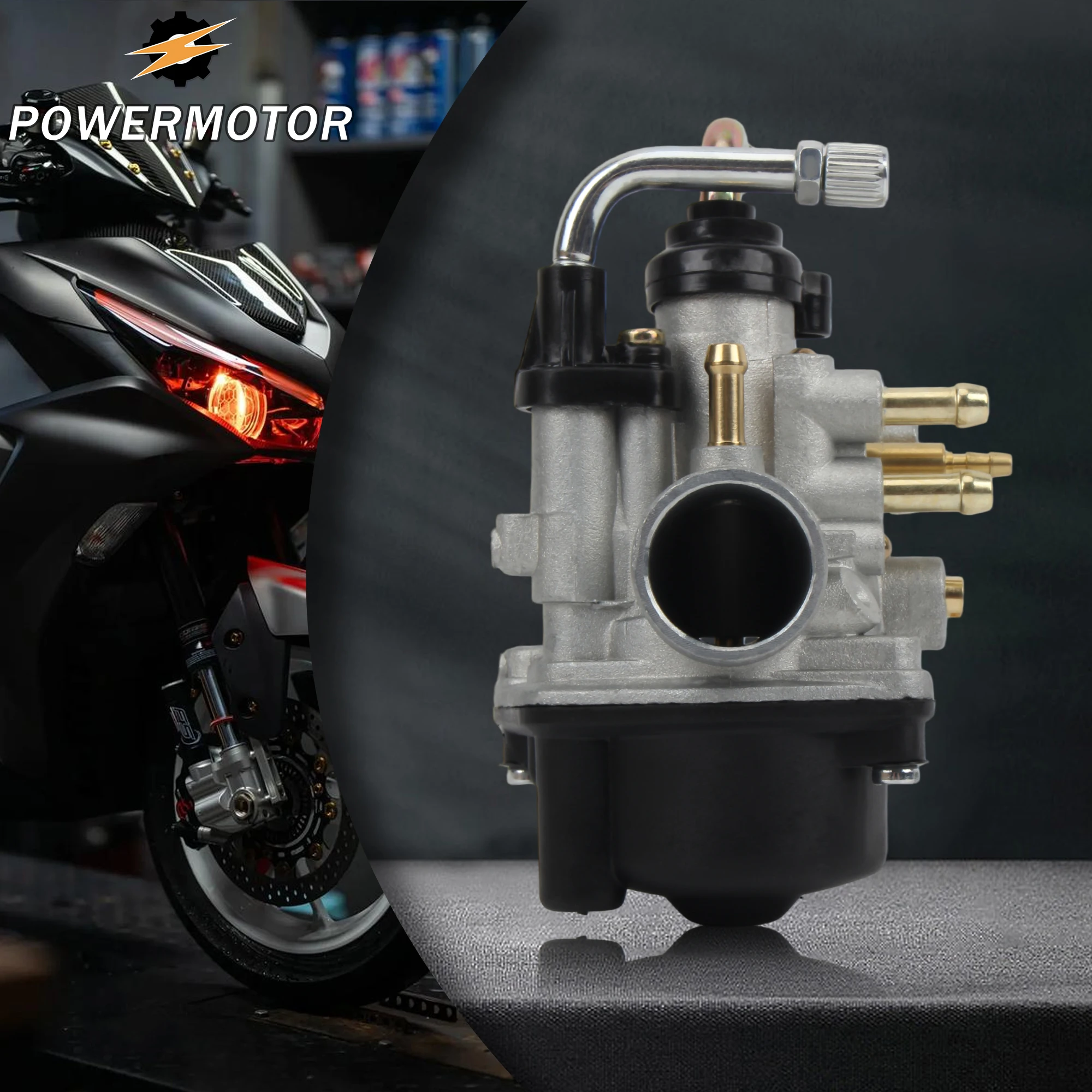 

12mm 17.5mm Motorcycle Carburetor For Yamaha BOOSTER Aerox MINARELLI CON SERVIZ 50CC APRILIA SR50 AC 2T Scooter Engine Modified