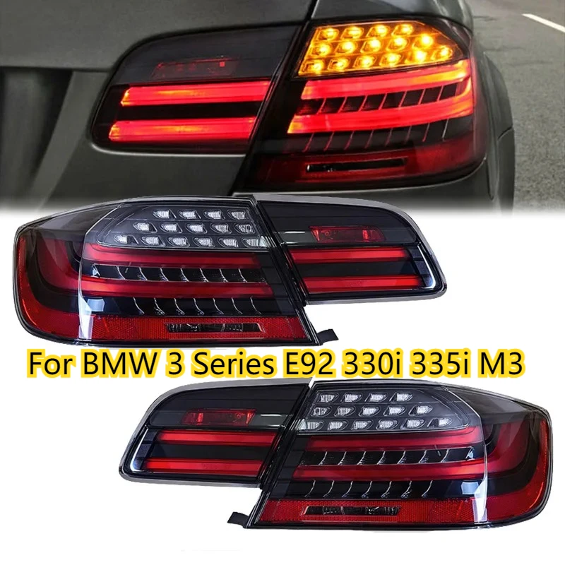 

A Pair Car Styling Tail Light for BMW 3 Series E92 330i 335i M3 Taillight Assembly Rear Brake + Reverse+ Amber Turn Signal Lamp
