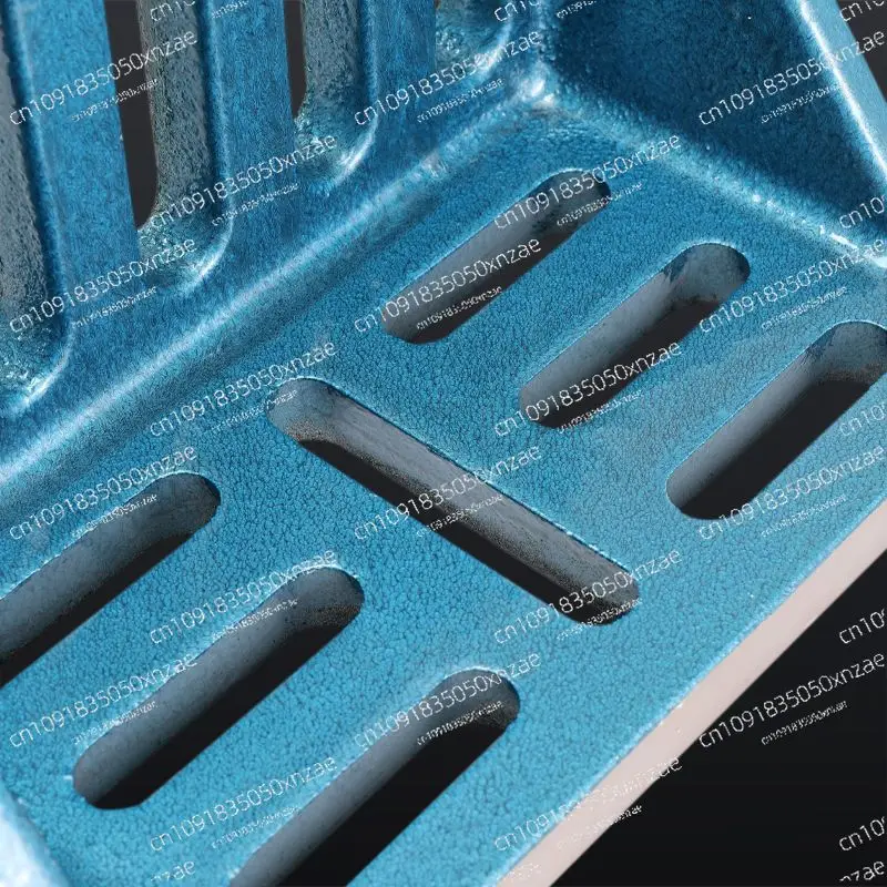 مشبك مسطح بزاوية قائمة عالية الدقة لآلة الطحن، لوحة ثني مربعة من الحديد الزهر، 6، 8، 10 بوصة #2