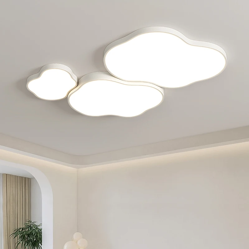 White LED Ceiling Chandelier Lamp For Living Dining Room Bedroom Children's Study Room Balcony Home Decoration Lighting Fixture image 2