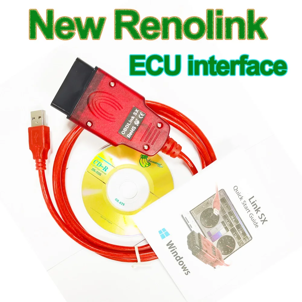 

V1.99 Renolink ECU Programmer OBD2 Diagnostic Interface for R-nault / D-cia car Airbag Key Coding Multi-Function ECU cable