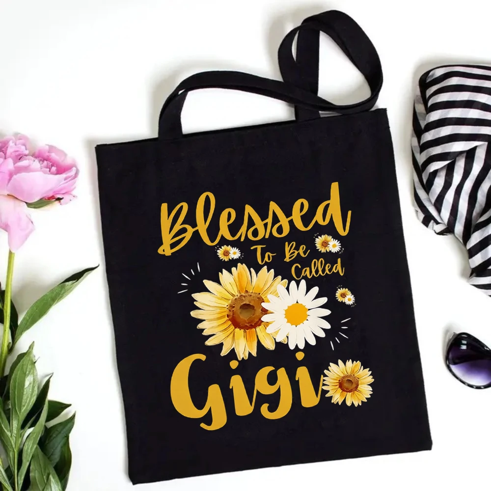 

Mama Rainbow Canvas Tote Bag, Pastel Colorful Arch with Heart, Reusable Shoulder Bag for Mom