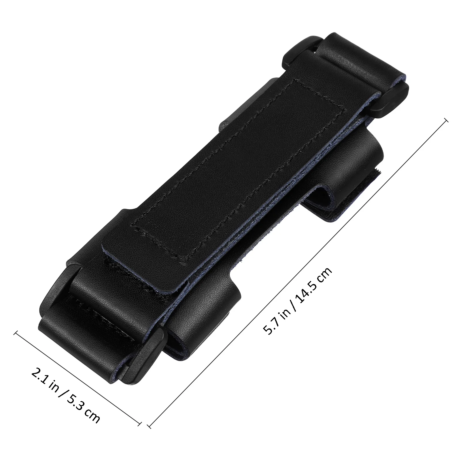 Protetor de mão de chifre francês PU, aperto antiderrapante com fecho ajustável, ajuste seguro para desempenho confortável de buzina de jogo