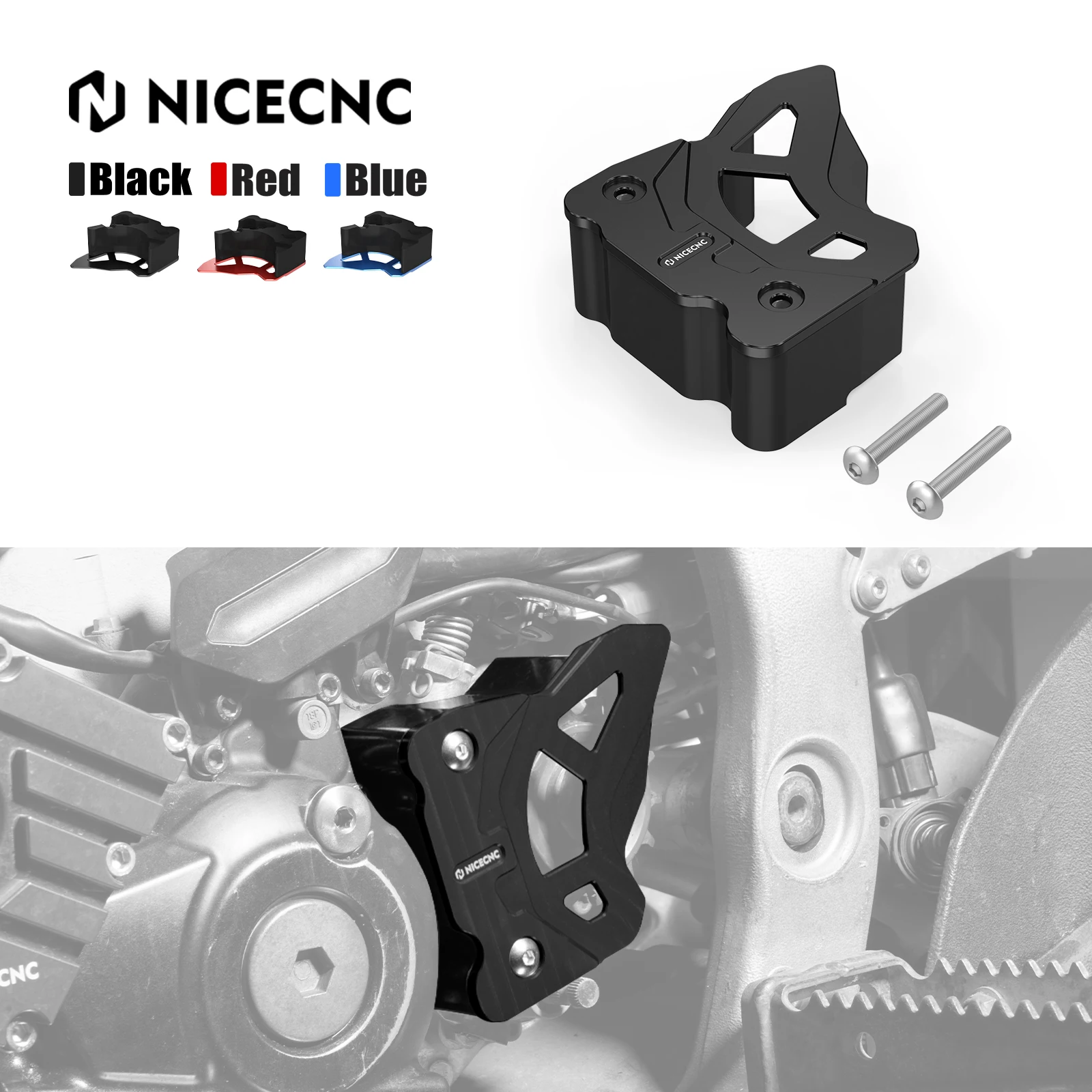 

NICECNC YFZ450R Case Saver Guard Sprocket Chain Cover Protector ATV for Yamaha YFZ450 R YFZ450RSE 2009-2025 YFZ450X 2010-2011