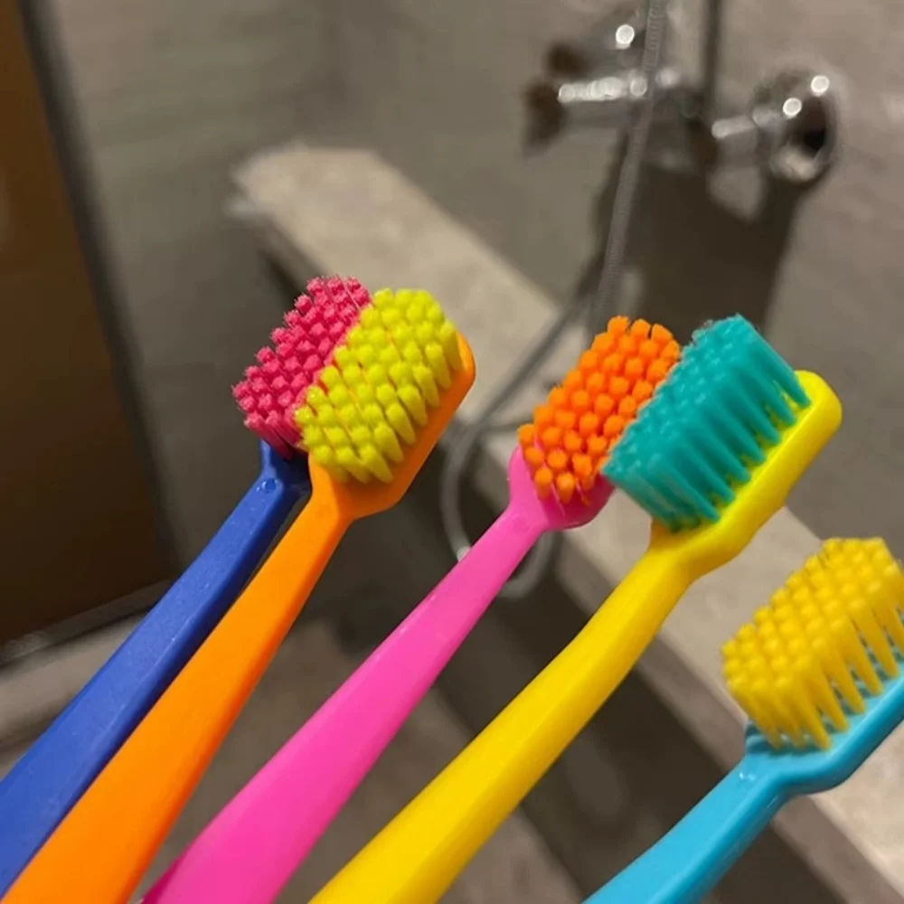 5Pcs Portable Ultra Soft Bristle Toothbrush Household Tooth Brush For Men and Women Family Dental Oral Hygiene Teeth Whitening