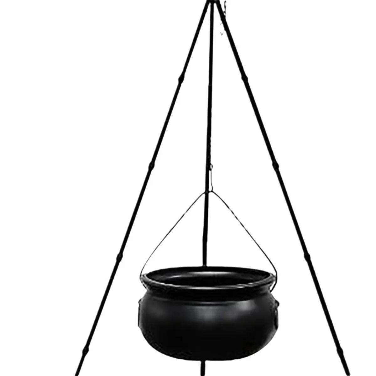 Halloween Decoration, Witch Pot, Witch Cauldron with Light Decoration, Candy Bucket, Outdoor Indoor Party Decoration