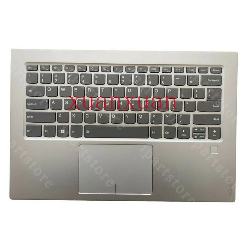 New Palmrest Keyboard For Lenovo Yoga 920-13IKB W/ TouchPad 5CB0Q09643 Silver US