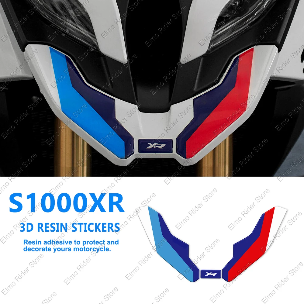 Stiker pelindung Fender Gel 3D, stiker pelindung Fender Resin epoksi Gel 3D tahan gores tahan air untuk BMW S1000XR 2024