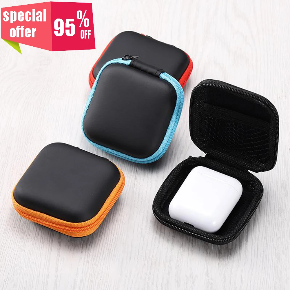 EVA Earphone Protective Bag Box Digital Charger Headphone Storage Bag Usb Data Cable Organizer Carrying Pouch Headset Accessory