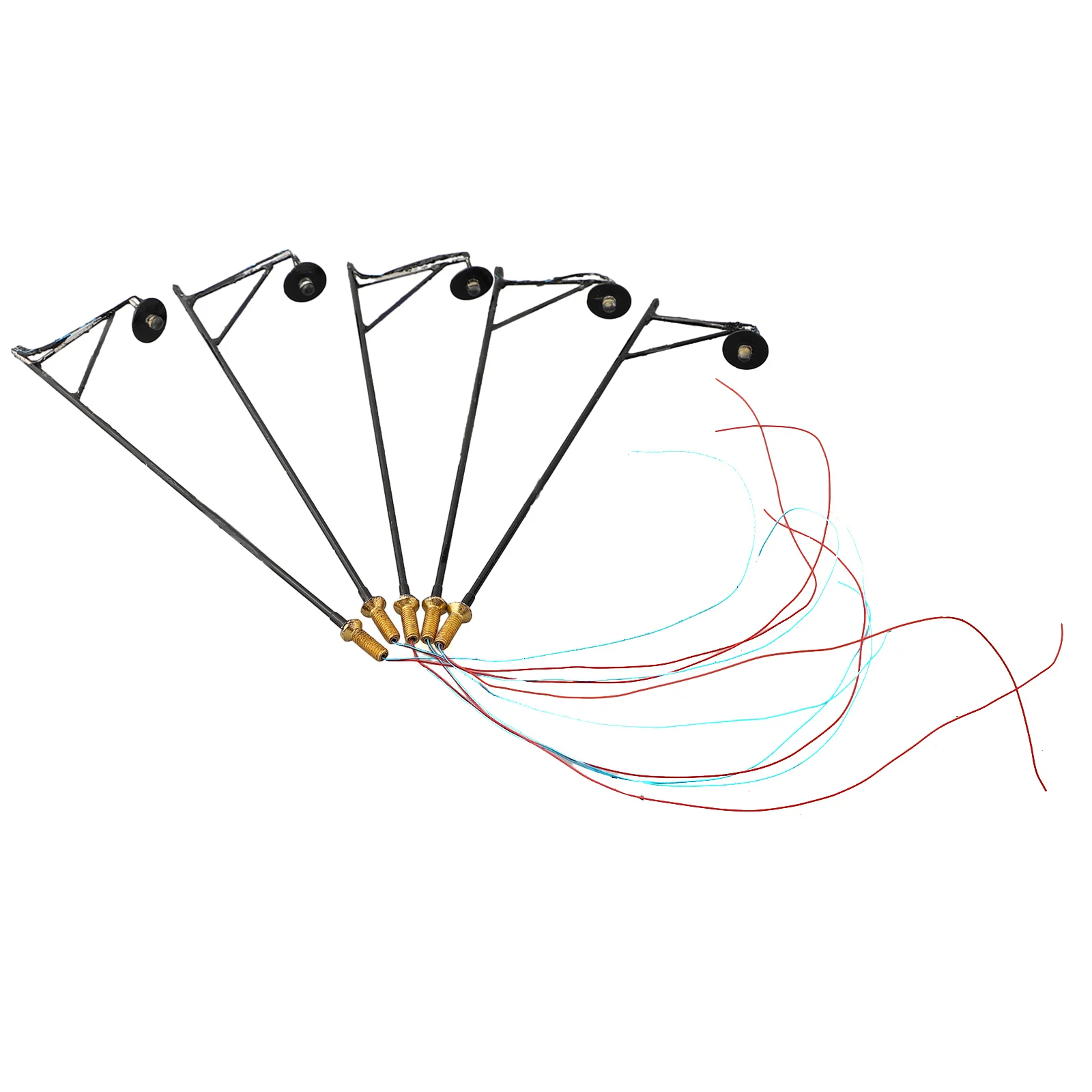 

Модельный светильник, набор уличных фонарей с резисторами, 5 шт., аксессуары, столб для строительного фонаря, фонарные столбы, масштаб OO/H