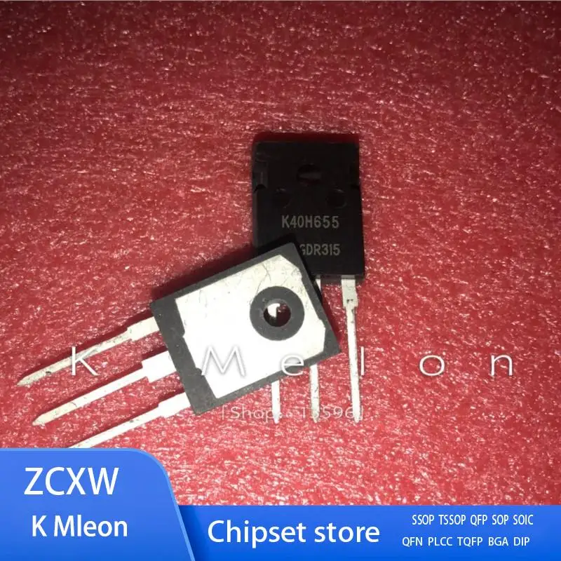 10PCS/LOT  IKW40N65H5 IKW40N65H5A K40EH5 K40EH5A K40H655 TO-247 46A 650V