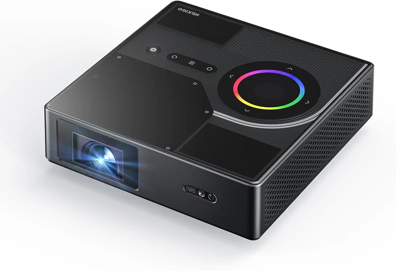 

Portable Laser Projector with Google TV, 1080p FHD, 1200 Lumens, Auto Setup for Home and Outdoor Use