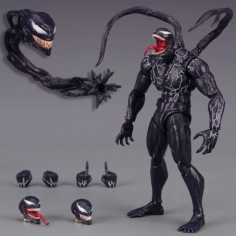 Marvel SHF Venom 2 Legends Action Figure PVC Movable The Amazing Symbiotic Cartoon Venom Collection Model For Kids Gifts