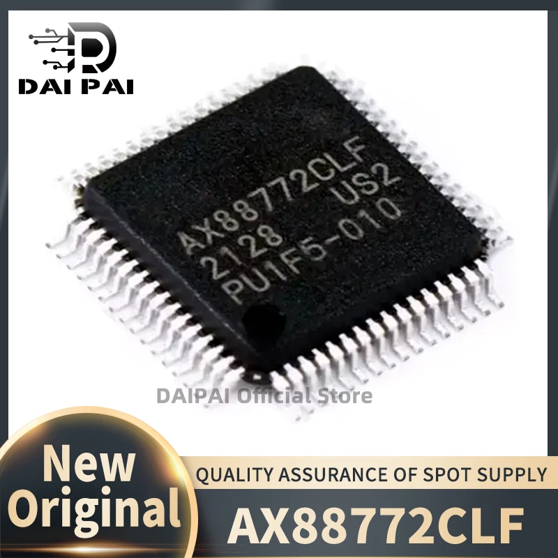 

(10Pcs-20Pcs/Lot) 100% New original AX88772CLF AX88772 QFP64 Chipset
