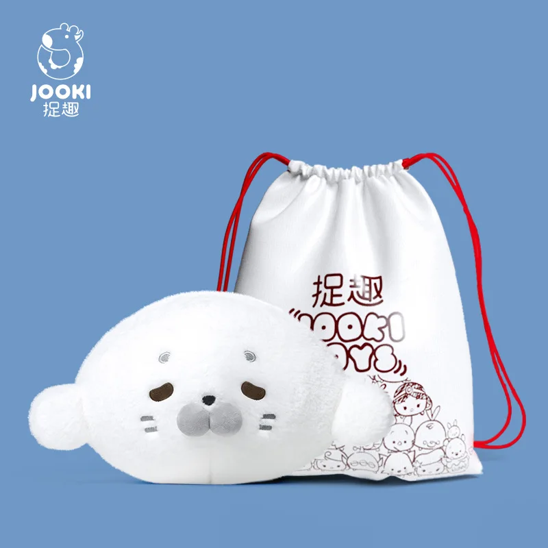 

JOOKI Cute Seal Pillow Plush Toy Soft Stuffed Animal Kawaii Doll Sleeping Hugging Pillow Girls Kids Birthday Gift