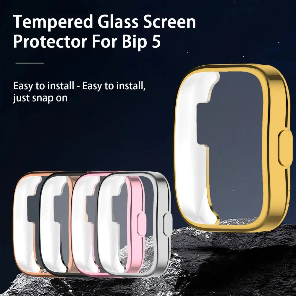 Watch Screen Protective Case For Amazfit Bip 5 Full High Clarity Anti Scratch Cover For Xiaomi Huami Amazfit Bip5