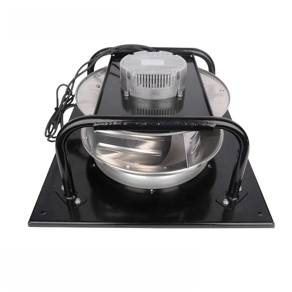 Bend back centrifugal fan 450mm aluminum impeller Commercial fan with plug bracket