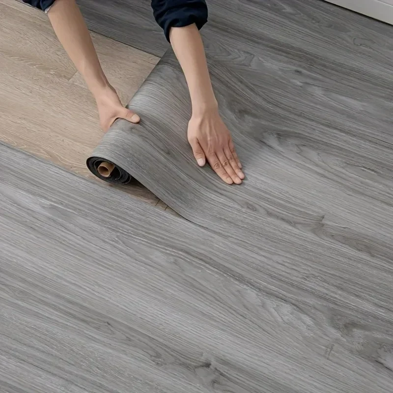 

Decorative moisture-proof anti fouling self-adhesive wallpaper wood grain background wall bedroom kitchen floor sticker Stars