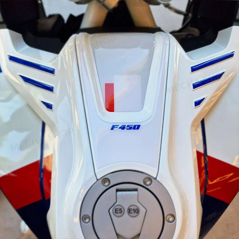 For F450GS 2026 Protection Kit Motorcycle Accessories Upper Tank Pad 3D Resin Sticker