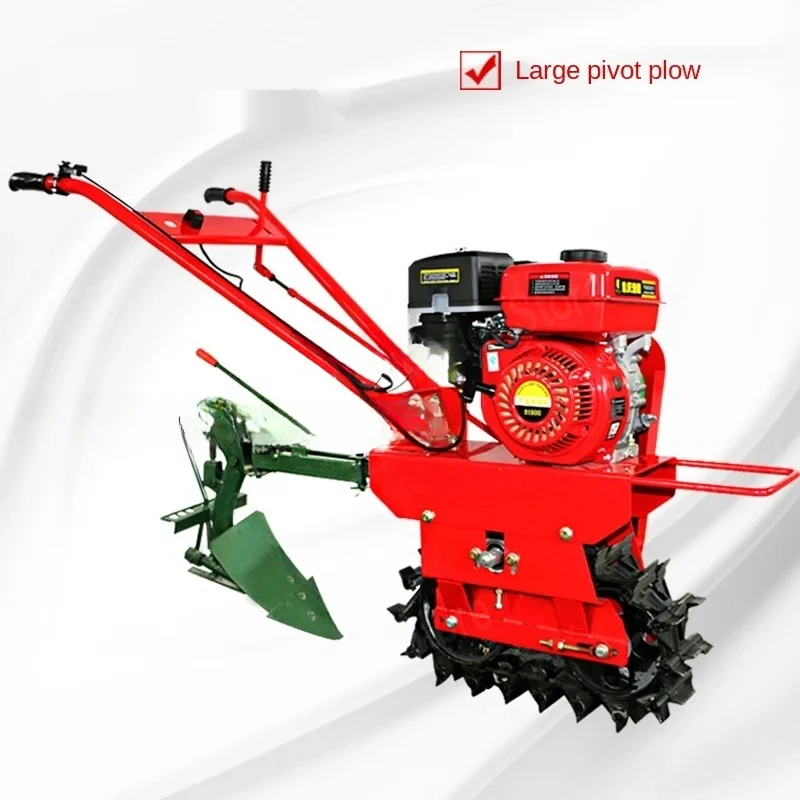 for Chain Track Micro-Tiller Single Wheel Soil Preparation Machine Hard Land Furrowing Machine Fertilizer Seeder