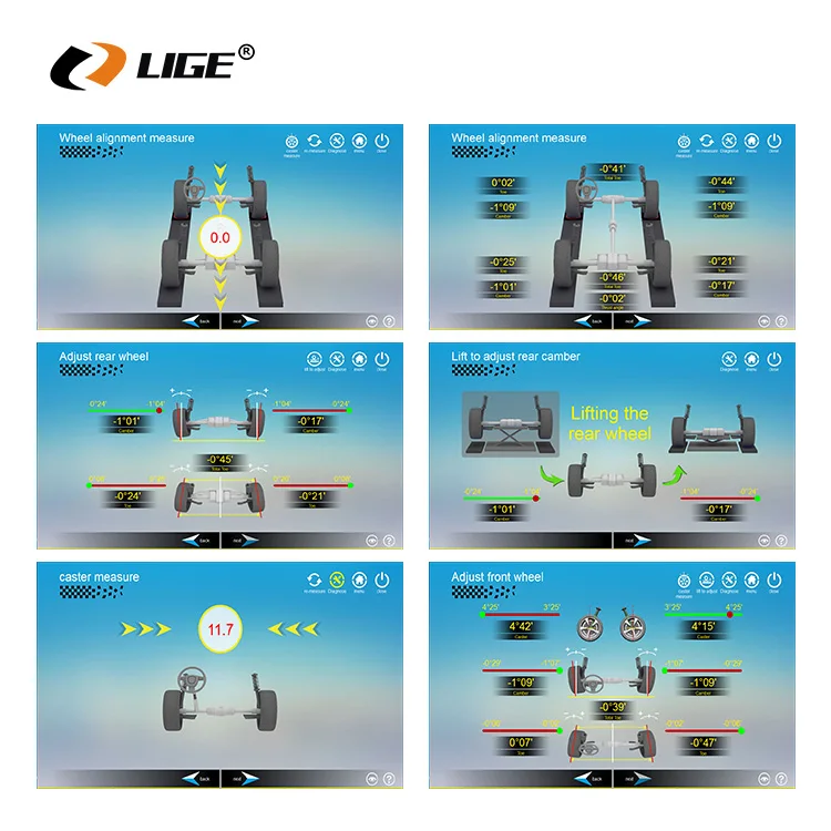 3D Car Wheel Alignment Machine Advanced Vehicle Equipment Preferential Practical Version view 4