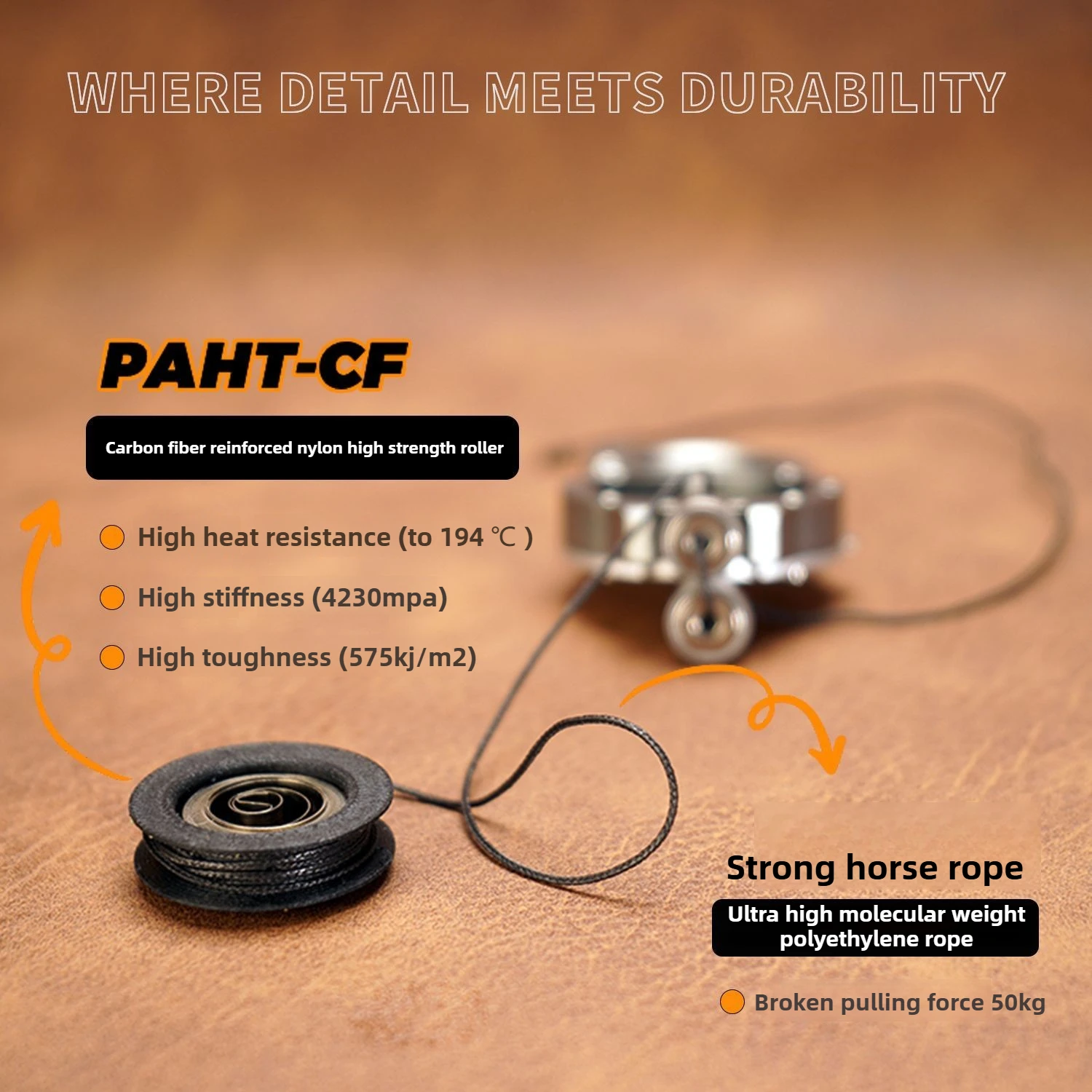 Mosquetón retráctil de aleación de aluminio y titanio TC4, carrete de tracción resistente, alambre de acero fuerte, hebilla de cuerda perdida, llavero para exteriores