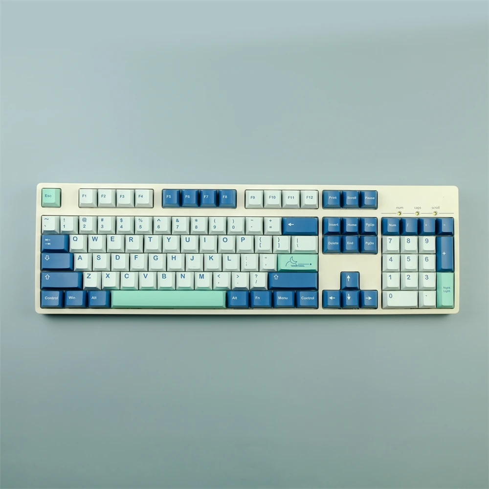 

142 Keys/Set GMK Nightlight Key Caps PBT Keycaps Cherry Profile DIY Custom for MX Switch Mechanical Keyboard Alice 61