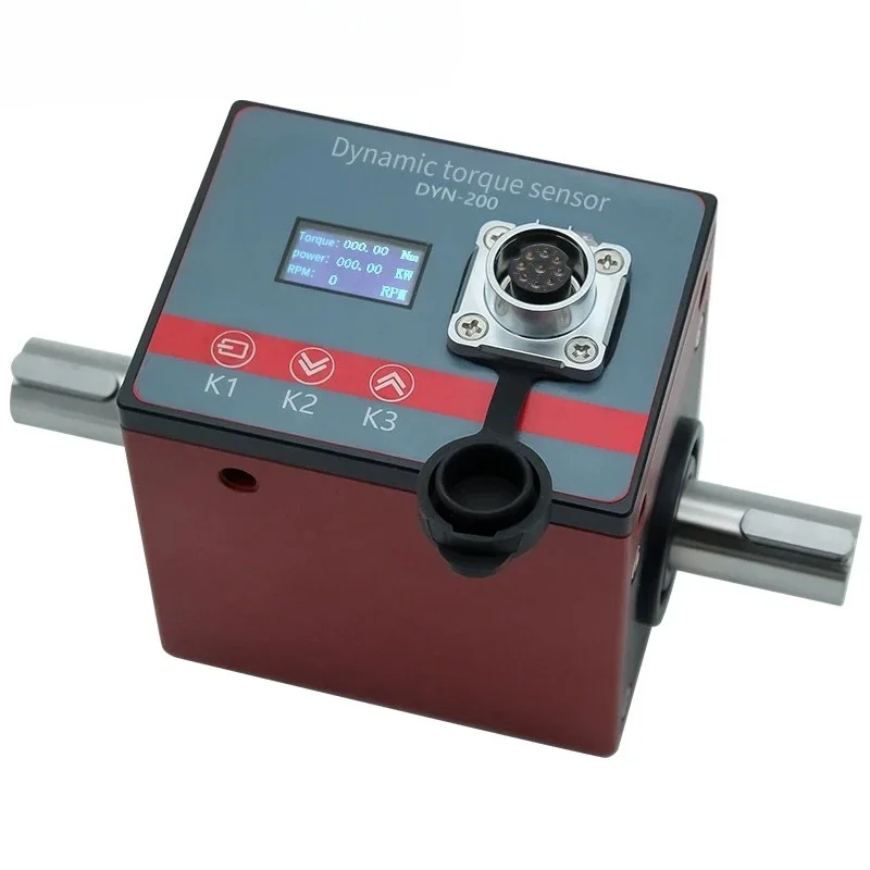 

Rotary Torque Sensor Motor Speed Power Measuring Instrument Transducer Build-in OLED Display Force Dynamic Torsion Test English