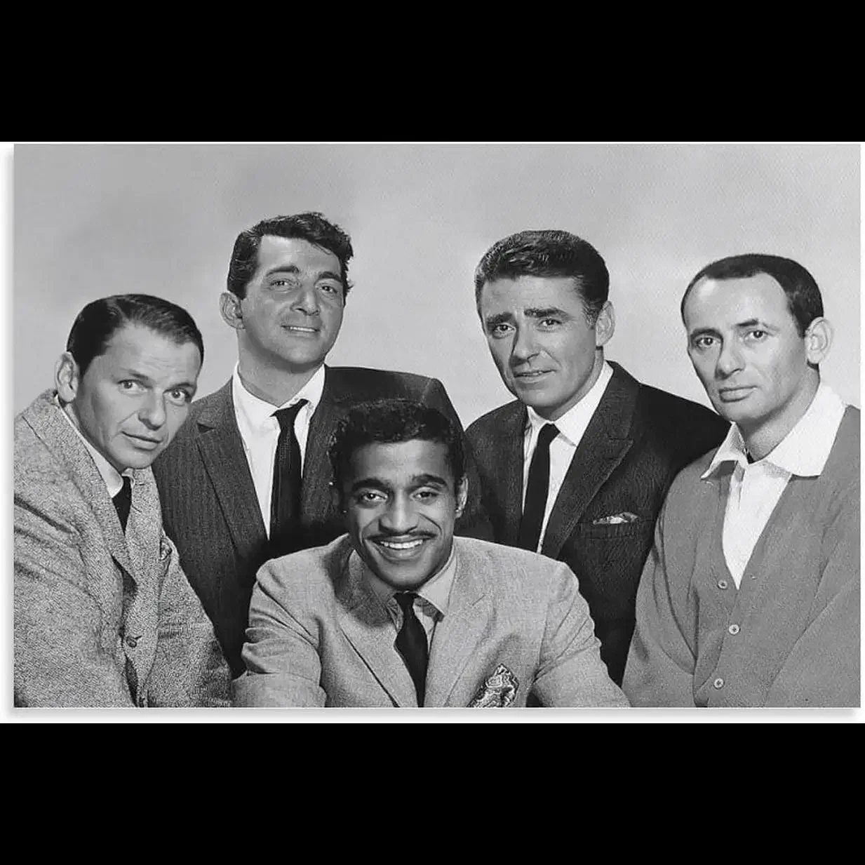 Rat Pack Frank Sinatra Canvas Poster xinch  Celebrity Wall Art for Living Room Decor Unframed Aesthetic Print
