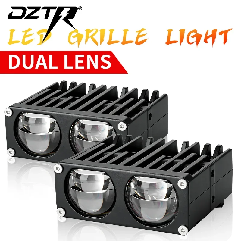 

DZTR 150W U79 model grille-type LED headlight, double lens, waterproof, double spherical reflector lamp, suitable for automotive