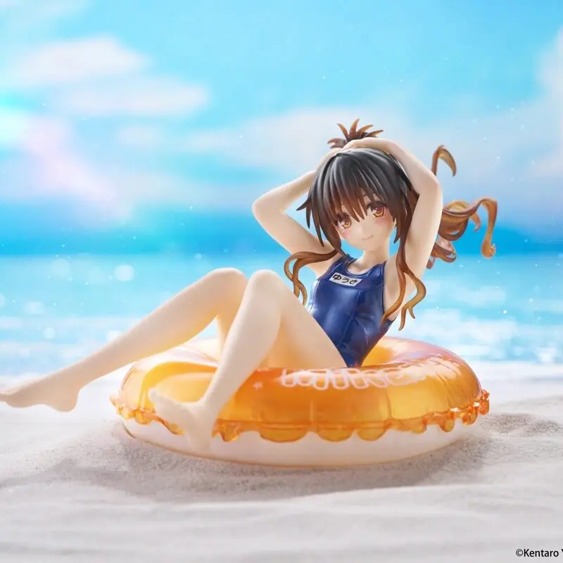 

TO LOVE Swimming Pool Girl Yuuki Mikan 100% Original genuine PVC Action Anime Figure Model Toys Figure Collection Doll Gift