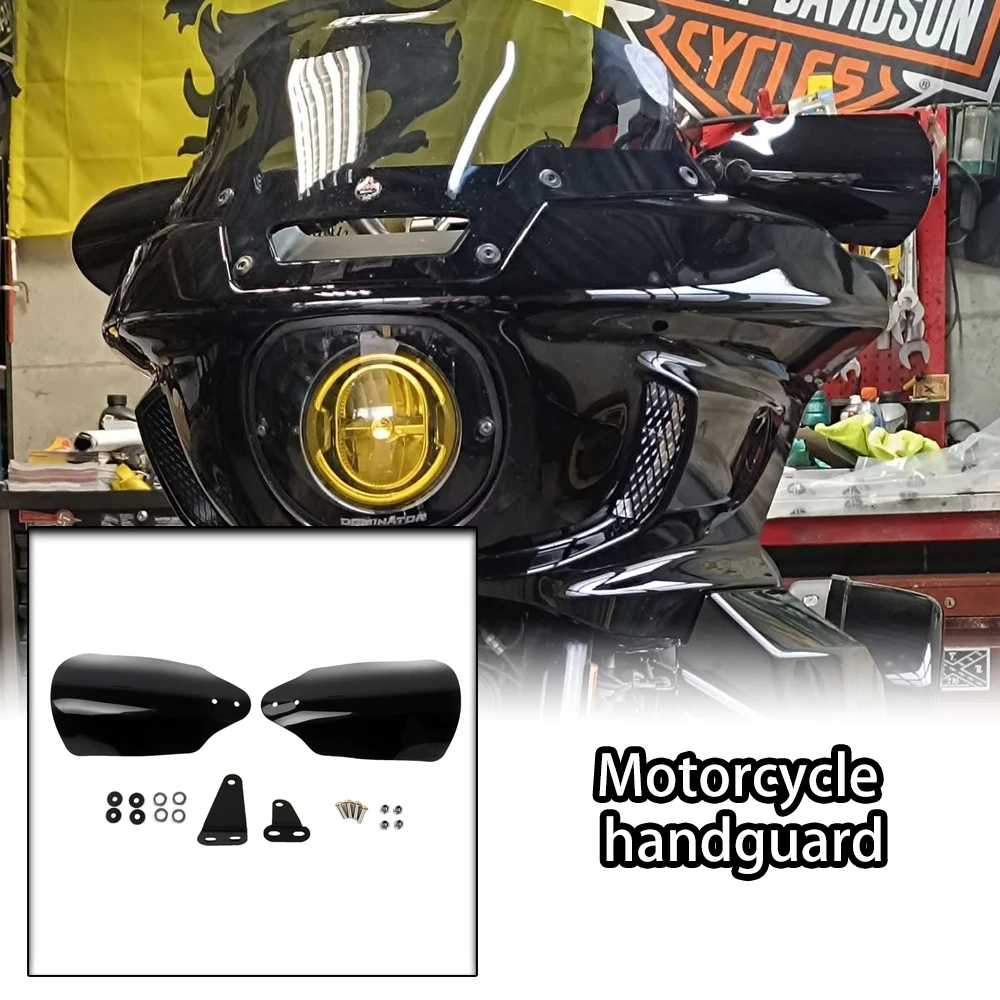 

Motorcycle Hand Shield Guard Handle Handguard Protector For Harley Softail Low Rider ST 117 FXLRST Deluxe FLDE Street Bob18-2023