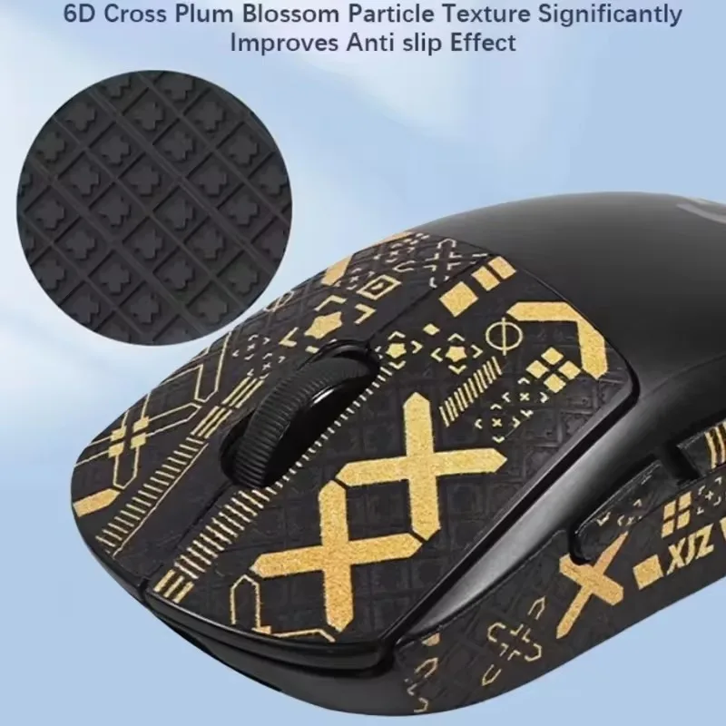 Sweatproof Anti-Slip Grip Tape for Logitech G Pro X Superlight Self-Adhesive Wireless Mouse Sticker Suck Sweat Gaming Mouse Skin