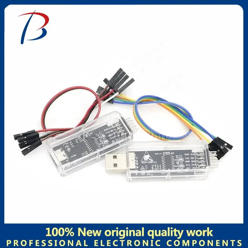 Wch-link محاكي cmsis-dap تنزيل نوع-C تصحيح ric-v عبر الإنترنت swdttl arm #1