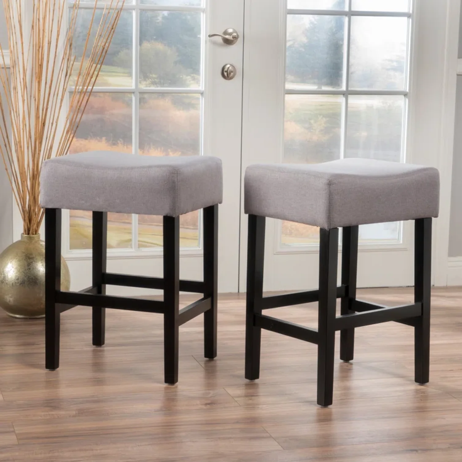 ZUMA KD Backless Counter Stool - Modern Kitchen Seat with Sturdy Construction