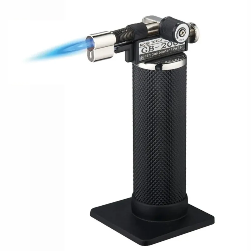 

Metal Spraying Musket Lighter Stainless Steel Household Welding Butane Gas High Temperature Welding Gun Outdoor BBQ Ignifier New