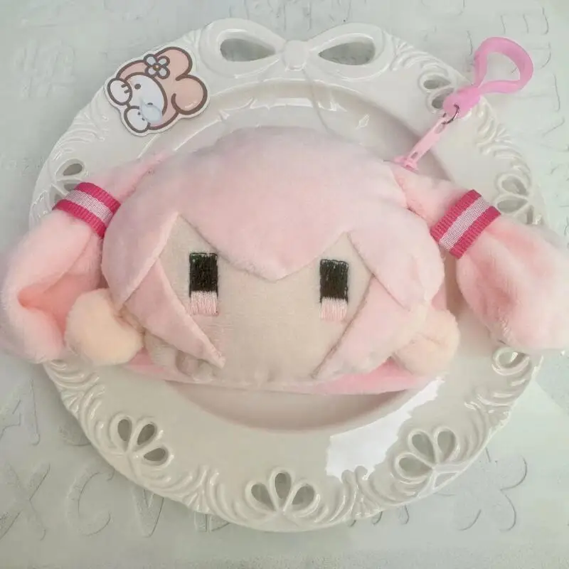 Cartoon Plush Hatsune Miku Coin Purse Wallet Backpack Keychain Anime Creative Peripherals Storage Bag Friend's Birthday Gift view 2
