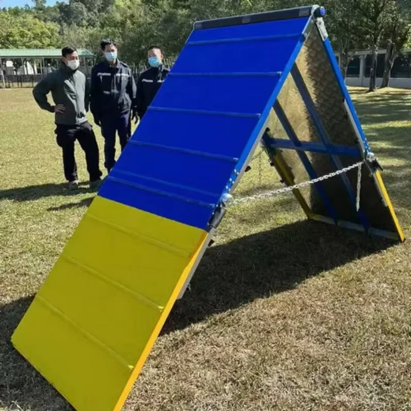 Outdoor Folded Training Pet Dog Agility Equipment 9FT A-Frame for Canine Walk Training and Competition
