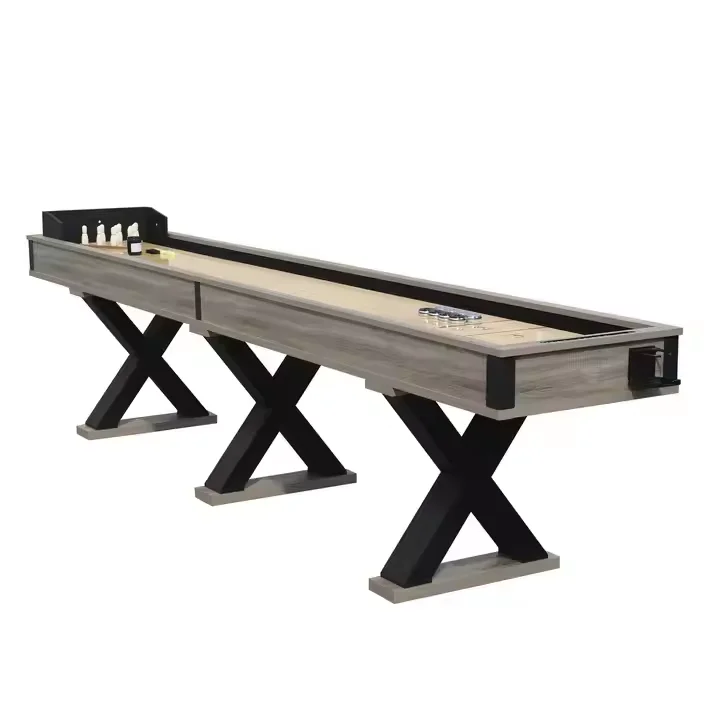 High Quality 12FT &11FT Shuffleboard Table with Bowling Sets Indoor Sports Product for Families to Enjoy Board Games