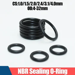 Round Rubber O Ring Sealing Gasket Oring Seal Washer NBR O-ring Heat Resistance Oil Resist Waterproof Rings of Plumbing Car Hose