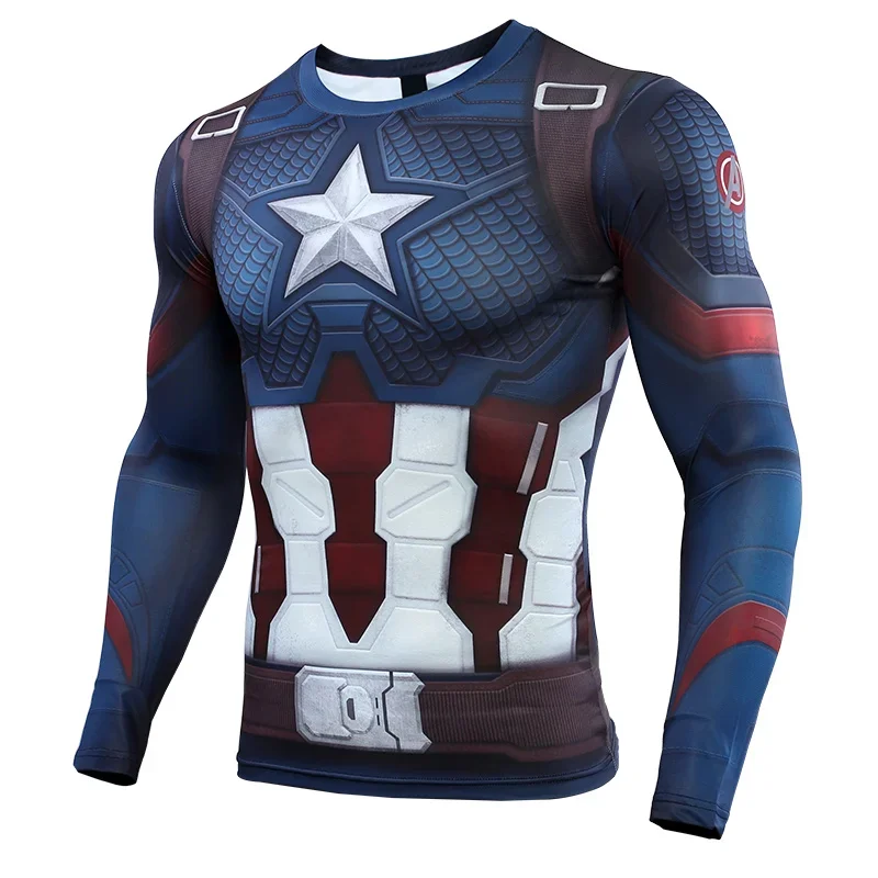 

Comics Fashion T-Shirt Heren Compressie Bodybuilding 3d Bedrukt Heren T-Shirt Cosplay Kostuum Tops Voor Mannen